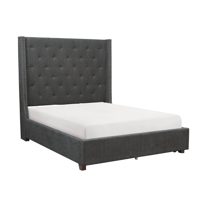 Second image of 5877KGY-1EK* Eastern King Platform Bed