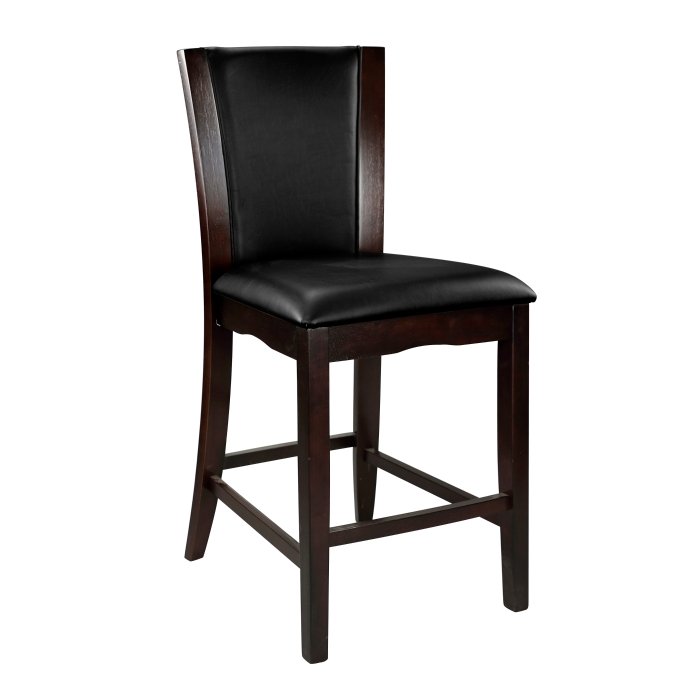 Second image of 710-24 Counter Height Chair, Dark Brown Bi-Cast Vinyl