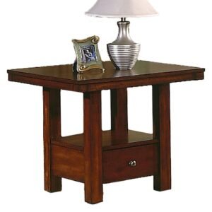 711-04 SQ. END TBL W/ 1 DRAWER