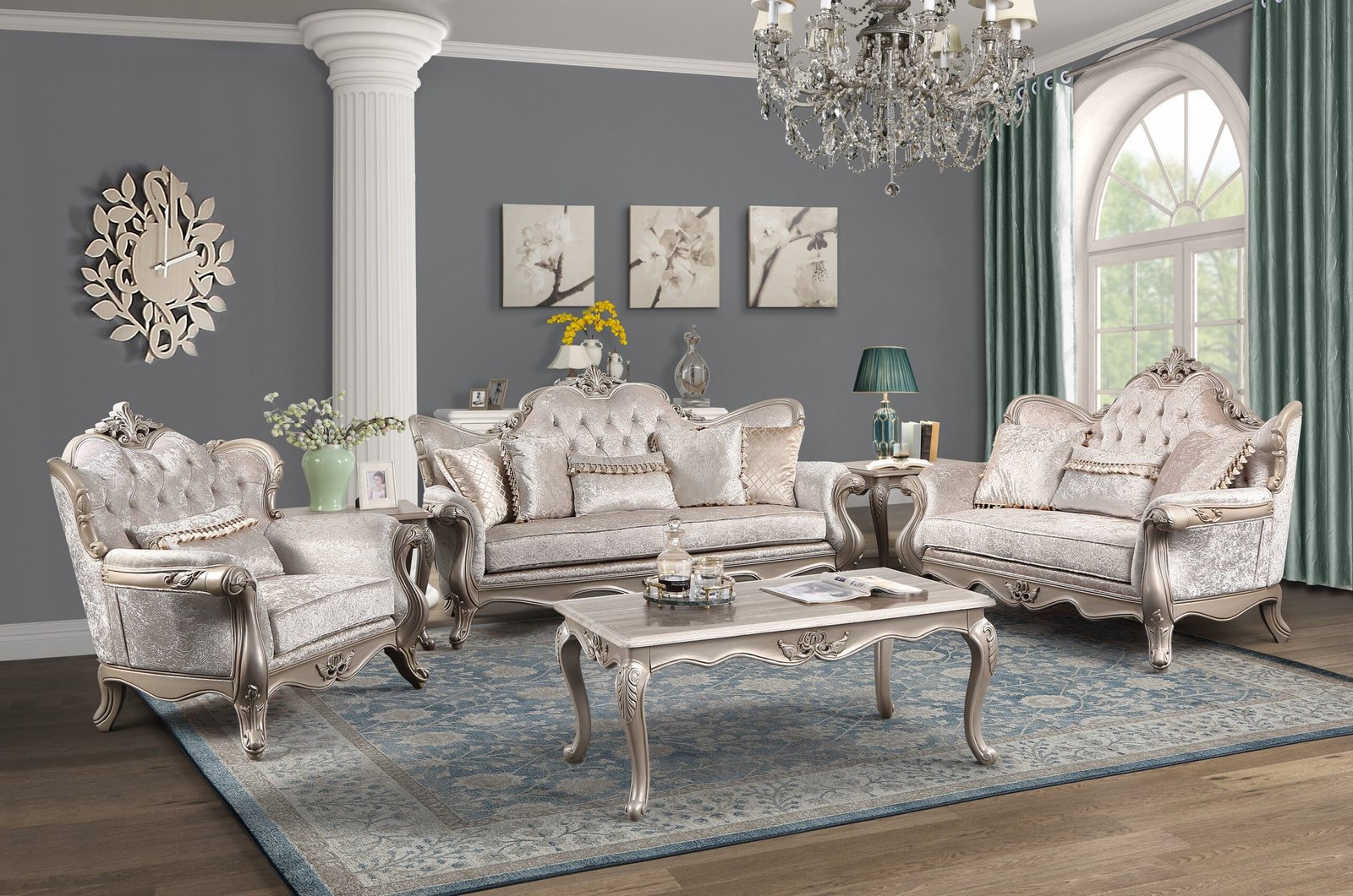 2 Piece Sofa and Loveseat - 8132-1