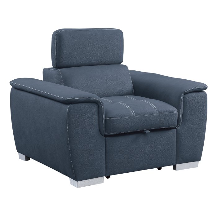 8228BU-1 Chair with Pull-out Ottoman