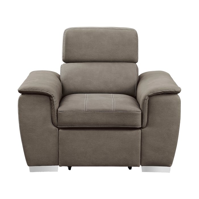 Second image of 8228TP-1 Chair with Pull-out Ottoman