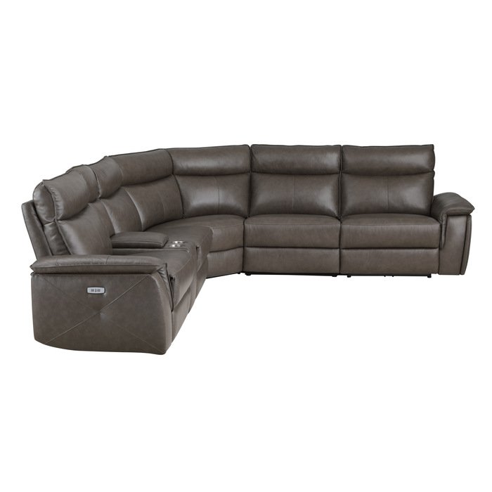 Second image of 8259RFDB*6SCPWH 6-Piece Modular Power Reclining Sectional with Power Headrests