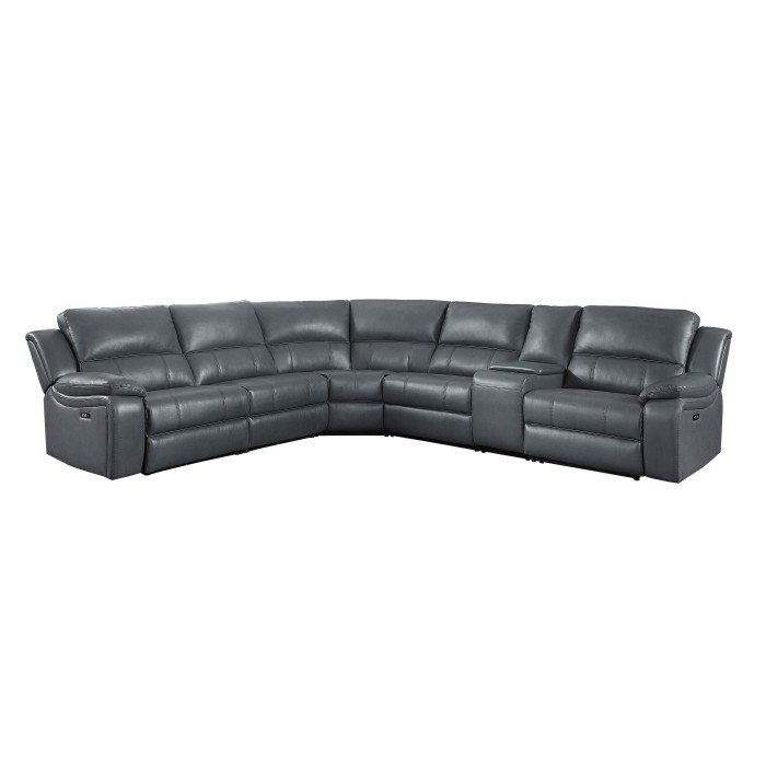 8260GY*6PW 6-Piece Modular Power Reclining Sectional