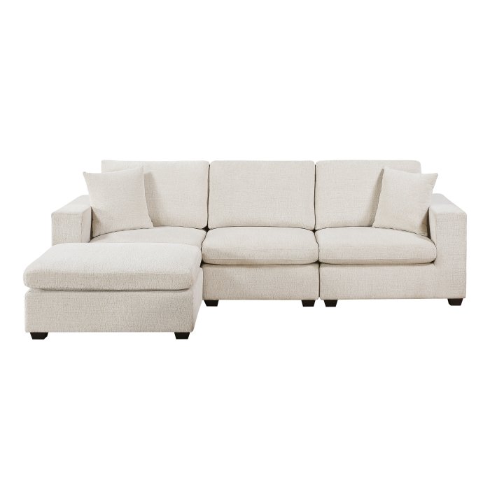 Second image of 8310NBE*4AC2C1AOT 4-Piece Modular Sectional with Ottoman