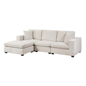 8310NBE*4AC2C1AOT 4-Piece Modular Sectional with Ottoman