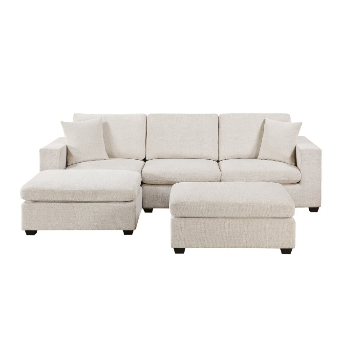 Second image of 8310NBE*5AC2C1A2OT 5-Piece Modular Sectional with Two Ottomans