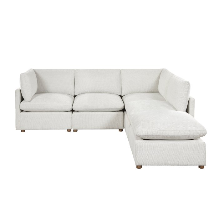 Second image of 8338BE*52AC2CROT 5-Piece Modular Sectional with Ottoman