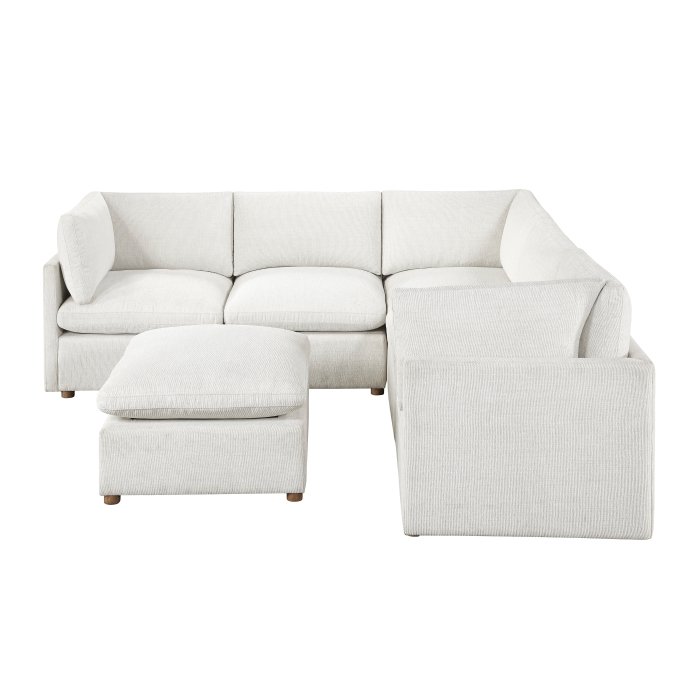Second image of 8338BE*63CR2ACOT 6-Piece Modular Sectional with Ottoman