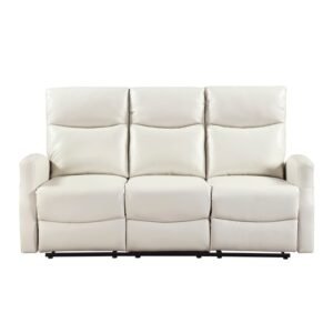 8349BEG-3 Double Reclining Sofa