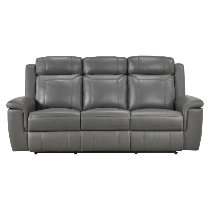 8379DGY-3 Double Reclining Sofa