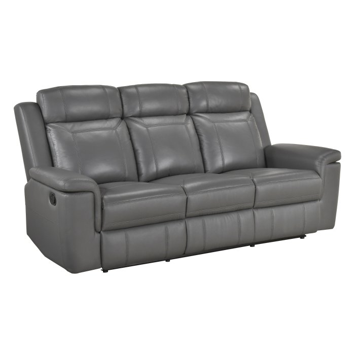 Second image of 8379DGY-3 Double Reclining Sofa
