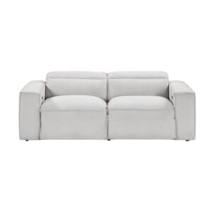 8414GRY-2PWH* Power Double Reclining Love Seat with Power Headrests