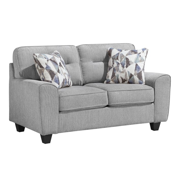 Second image of 8416GY-2 Love Seat