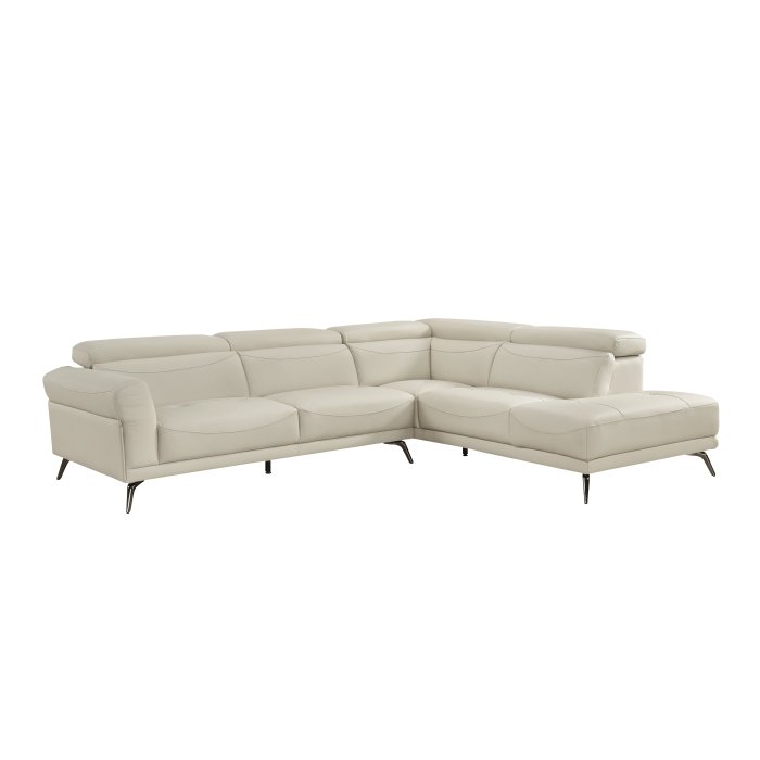 Second image of 8456BEG*22LRC 2-Piece Sectional with Right Side Chaise