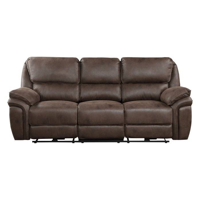 8517BRW-3PW Power Double Reclining Sofa