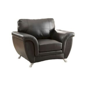 8523BLK-1 CHAIR, BLK BONDED LEATHER MATCH