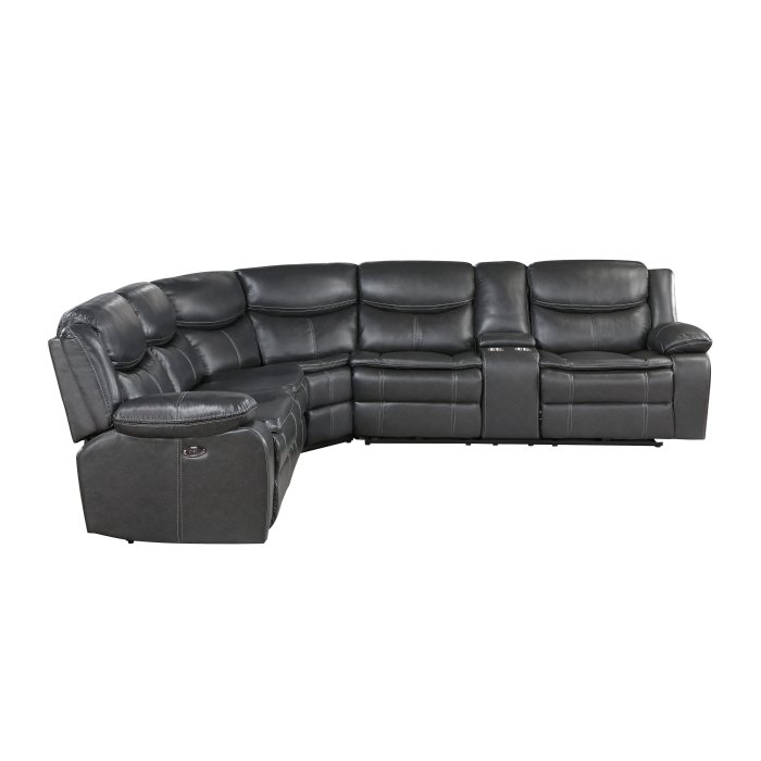 Second image of 8528DG*SCPW 3-Piece Power Reclining Sectional with Right Console