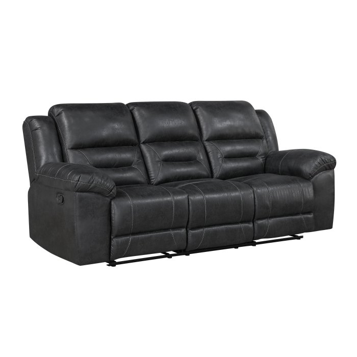 Second image of 8538BK-3 Double Reclining Sofa