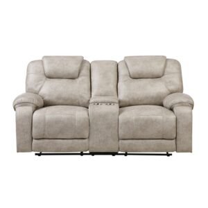 8560PT-2 Double Reclining Love Seat with Center Console