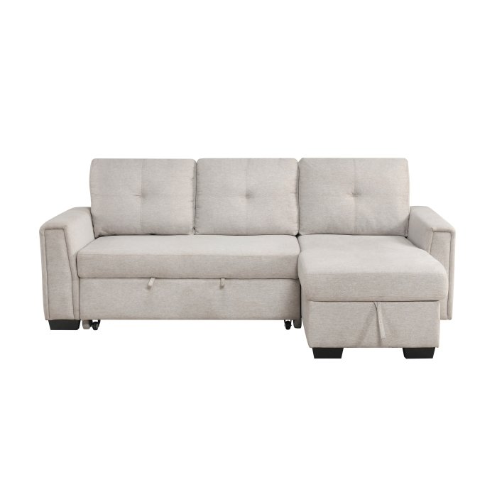 Second image of 9145PWT*32AVC 2-Piece Sectional with Reversible Chaise and Pull-out Bed