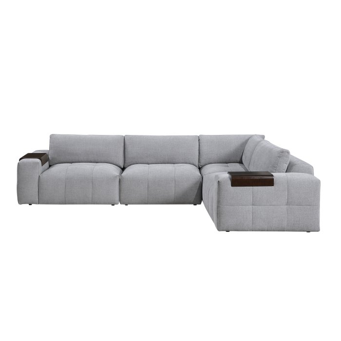 Second image of 9155GY*41L1R 4-Piece Modular Sectional