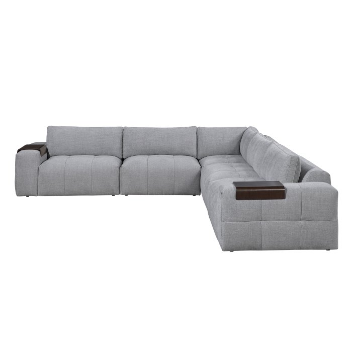 Second image of 9155GY*51L1R 5-Piece Modular Sectional
