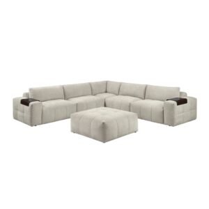 9155TP*61L1ROT 6-Piece Modular Sectional with Ottoman