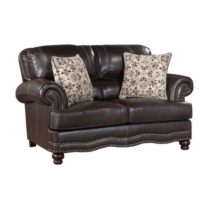 Second image of 9268BRW-2 Love Seat