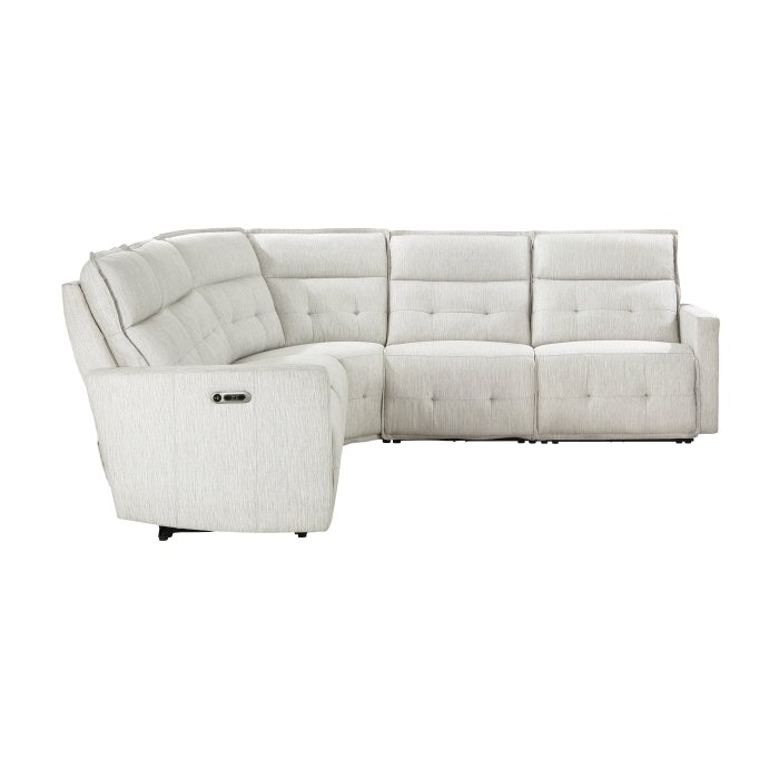 Second image of 9444HMP*5SCPWH 5-Piece Modular Power Reclining Sectional with Power Headrests