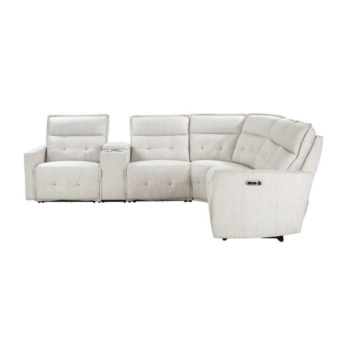 Second image of 9444HMP*6SCPWH 6-Piece Modular Power Reclining Sectional with Power Headrests