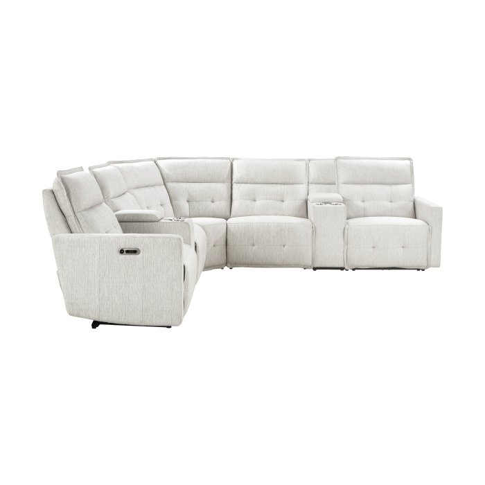 Second image of 9444HMP*7SCPWH 7-Piece Modular Power Reclining Sectional with Power Headrests