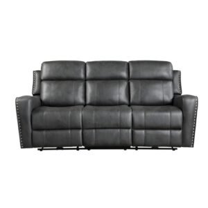 9515DGY-3PW Power Double Reclining Sofa