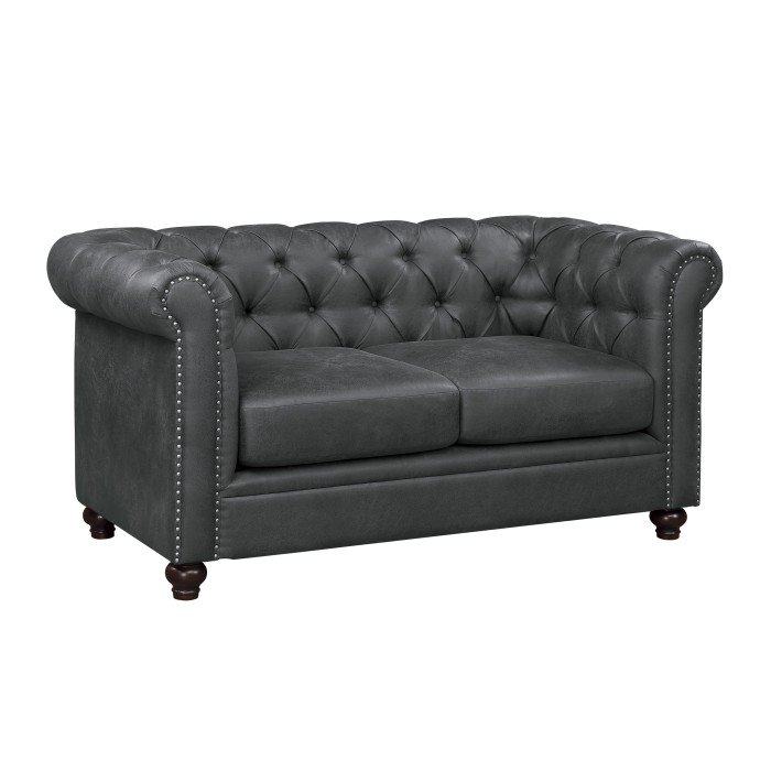 Second image of 9517GRY-2 Love Seat