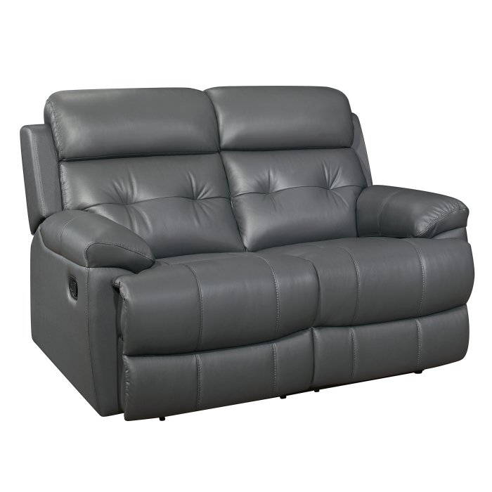 Second image of 9529DGY-2 Double Reclining Love Seat