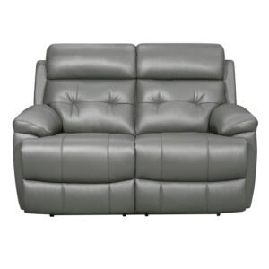 9529GRY-2 Double Reclining Love Seat