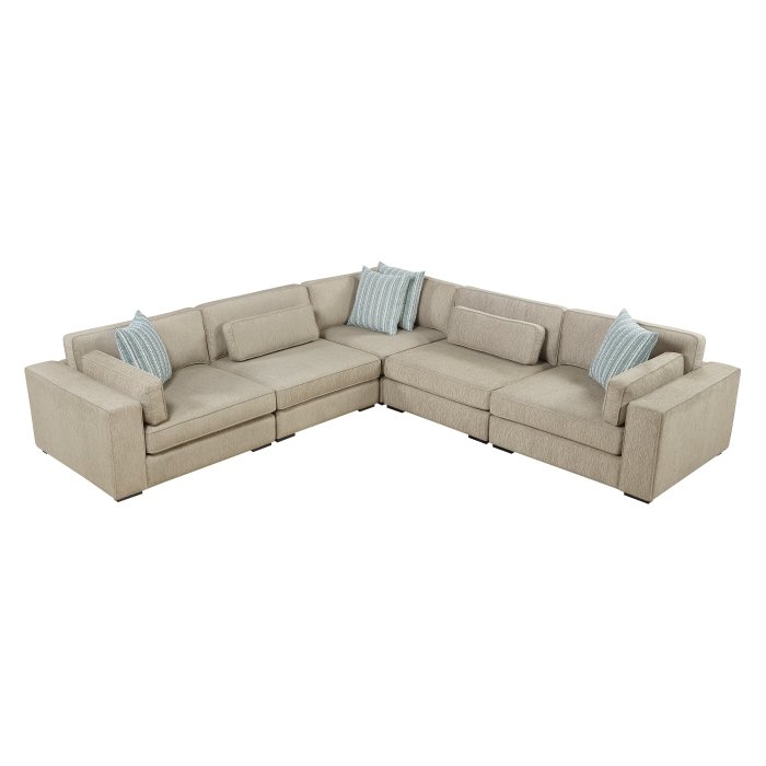 9535PT*51L1R 5-Piece Sectional
