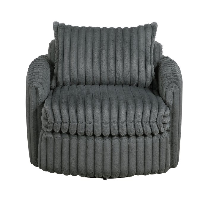 Second image of 9539DGY-1SW Swivel Chair