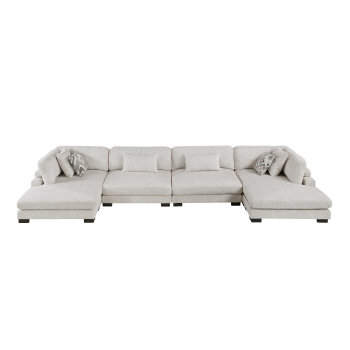 Second image of 9555BEG*42AC2VC 4-Piece Modular Sectional with Chaise