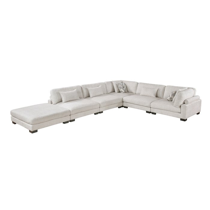 Second image of 9555BEG*62CR3ACOT 6-Piece Modular Sectional with Ottoman