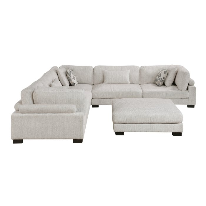 Second image of 9555BEG*63CR2ACOT 6-Piece Modular Sectional with Ottoman