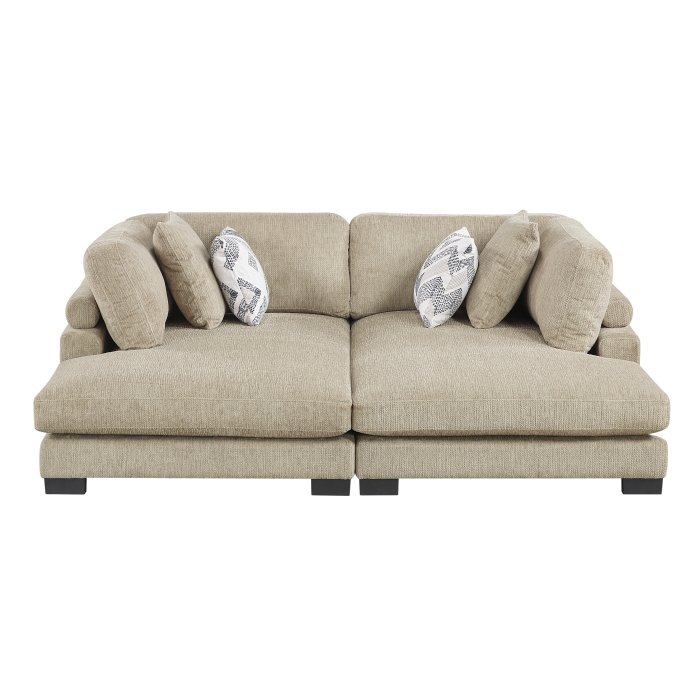 Second image of 9555BRW*2VC 2-Piece Chaises