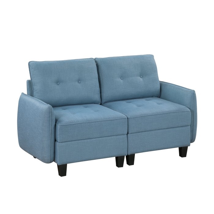Second image of 9557BUE-2* Love Seat