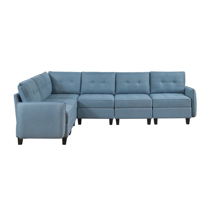 Second image of 9557BUE*6SC 6-Piece Sectional with Storage