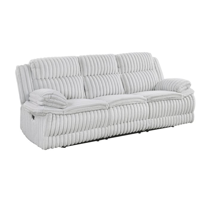 Second image of 9577GY-3 Double Reclining Sofa