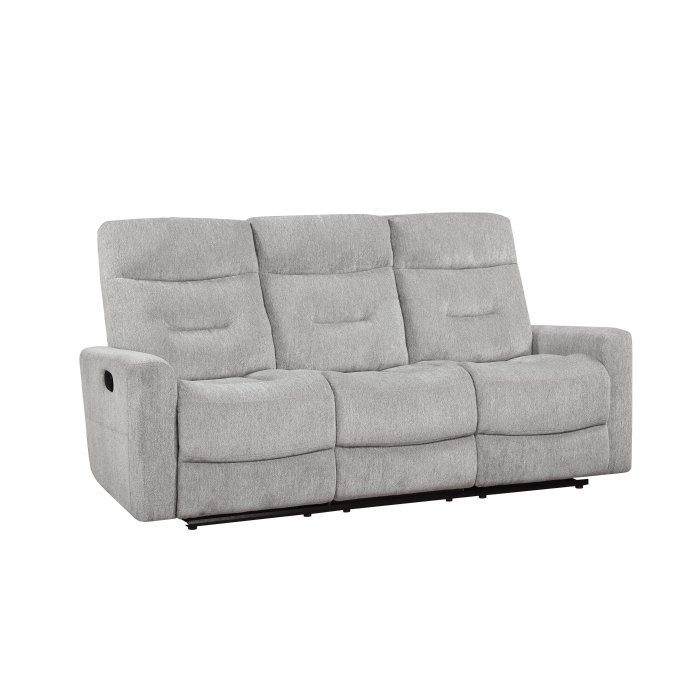 Second image of 9610GY-3 Double Reclining Sofa