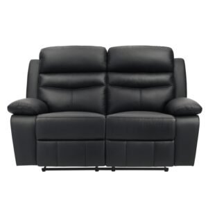 9628BLK-2 Double Reclining Love Seat