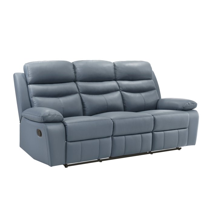 Second image of 9628BUE-3 Double Reclining Sofa