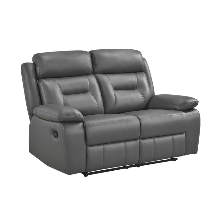 Second image of 9629DGY-2 Double Reclining Love Seat