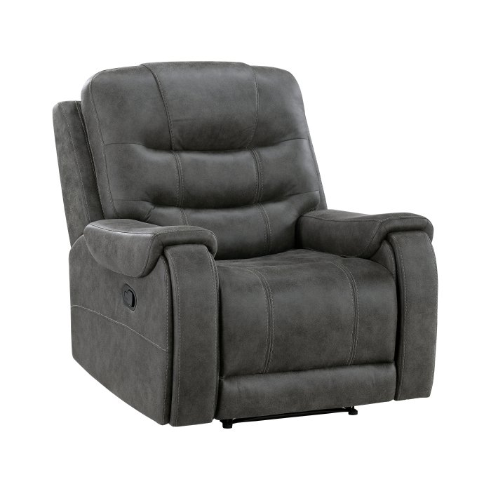 Second image of 9634DGY-1 Reclining Chair